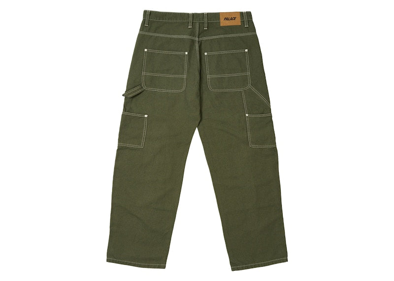 Palace 10 Oz Double Knee Pant The Deep Green