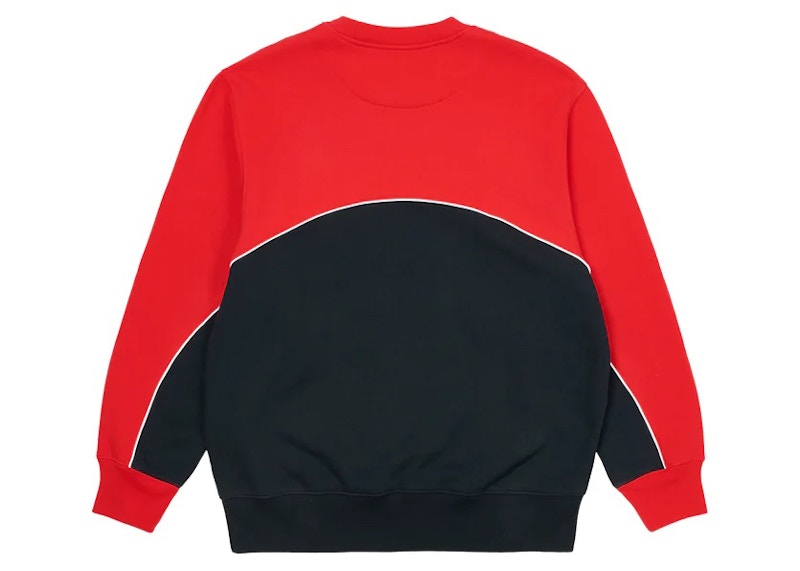 Palace 2 Tone Arch Crew Red/Navy