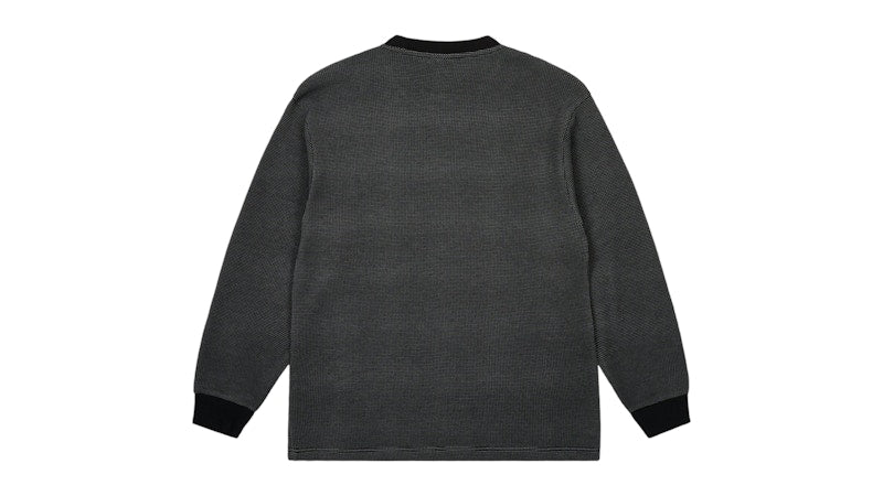 Palace 2-Tone Waffle Longsleeve Black