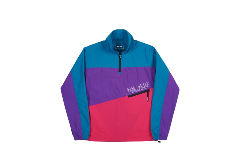 Palace 3-Track Shell Top Green/Purple/Pink