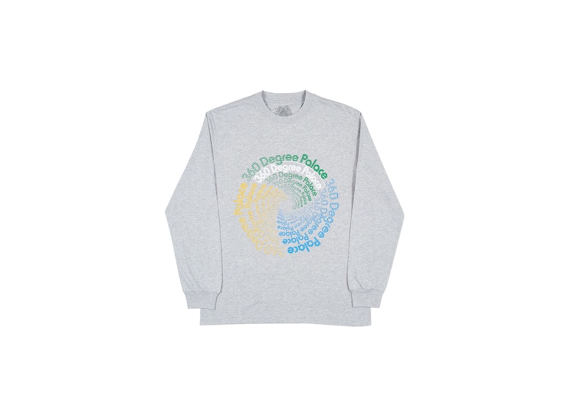 Palace 360 Longsleeve Grey Marl