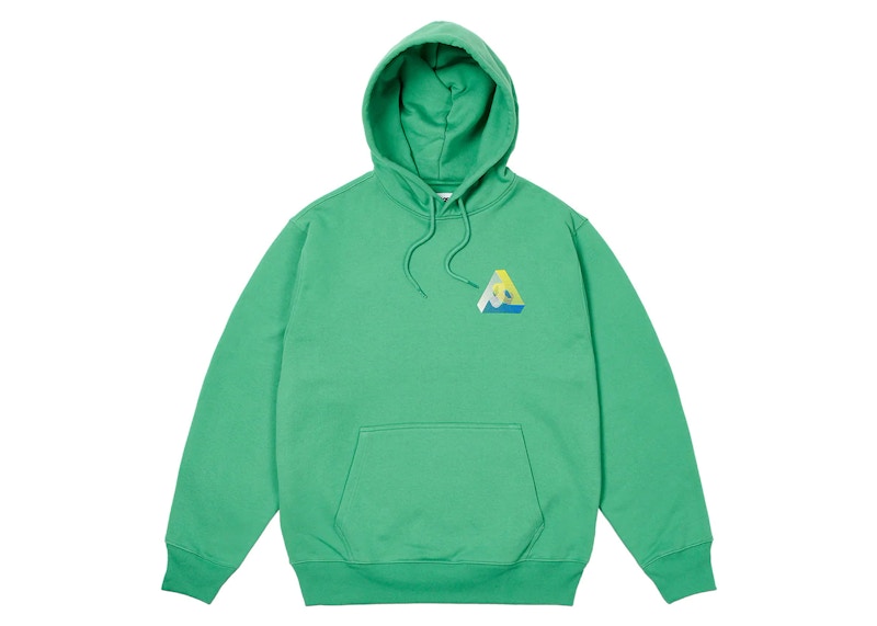 Palace 3P Fade Hood Sweet Pea Green