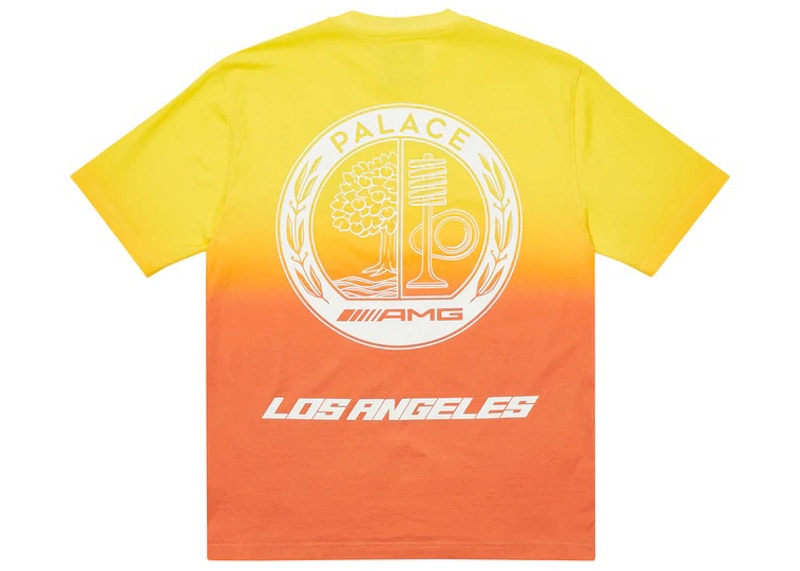 Palace AMG 2.0 Log Angeles T-shirt Yellow/Orange