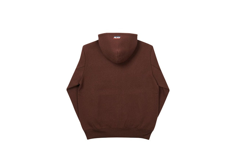 Palace ARD Quality Zip Hood Brown