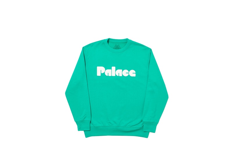 Palace Ace Crew Pool Green