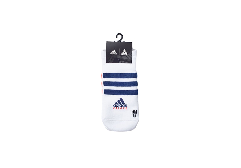 Palace adidas On Court Socks White/Red/Dark Blue