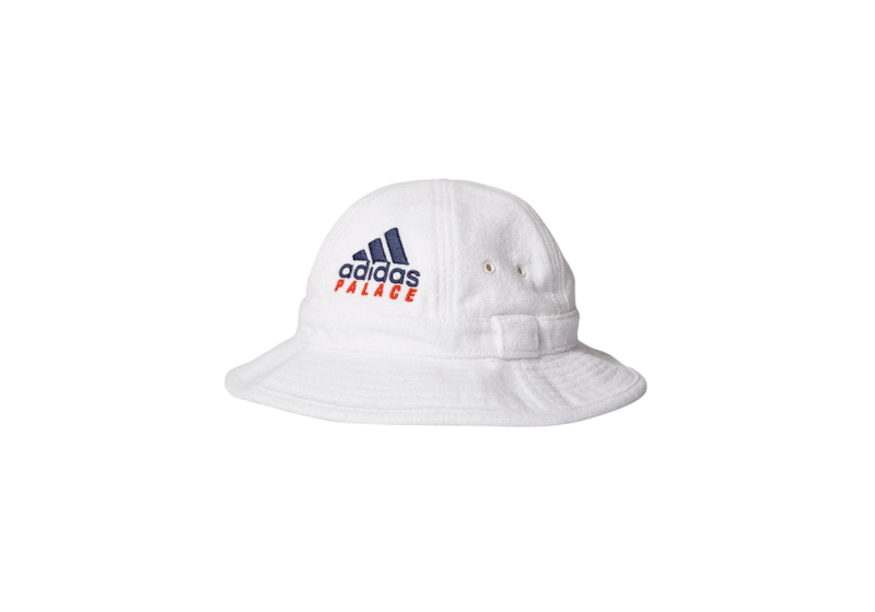 Palace adidas On Court Towel Bucket Hat White