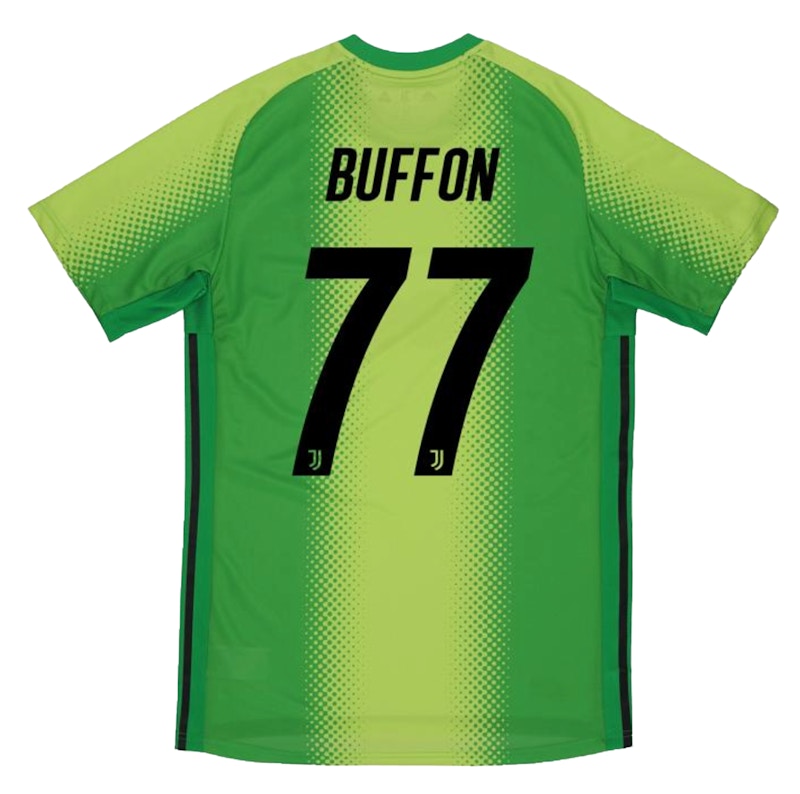 Palace Adidas Palace Juventus Authentic Buffon 77 Match Jersey Slime/Green