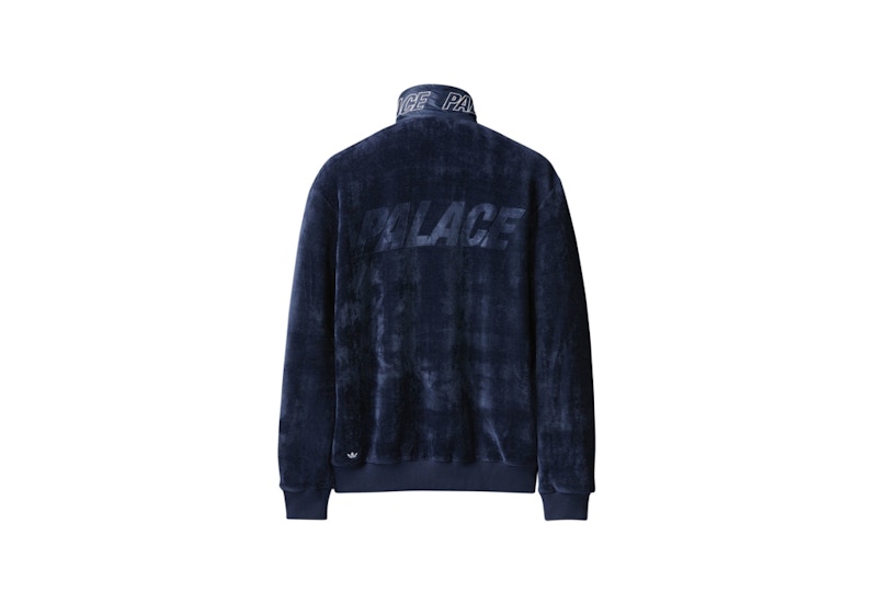 Palace adidas Velour Track Top Night Indigo/White