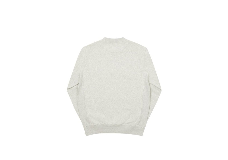 Palace Alas Crew Grey Marl
