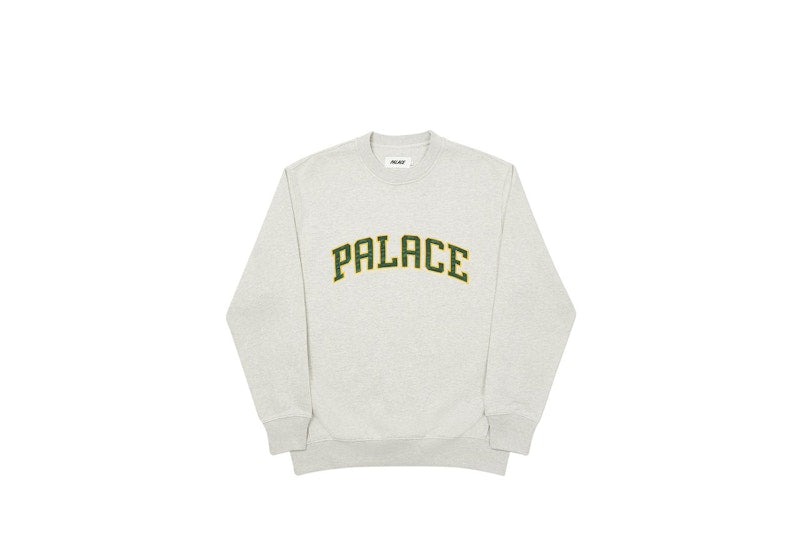 Palace Alas Crew Grey Marl