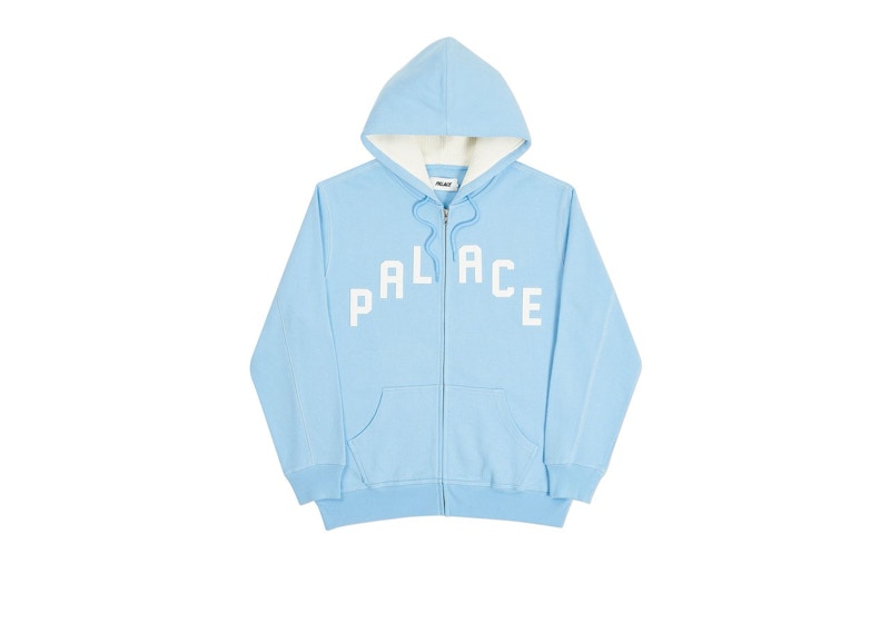 Palace Alas Zip Hood Baby Blue