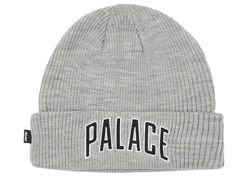 Palace Arch Logo Beanie Light Grey Marl