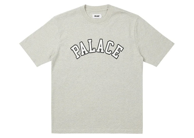 Palace Arch Slub T-Shirt Grey Marl