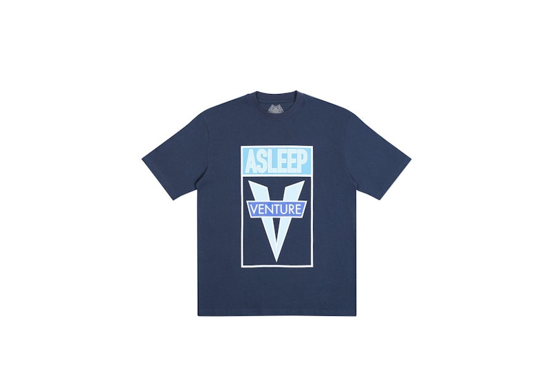 Palace Asleep To Venture T-shirt Navy