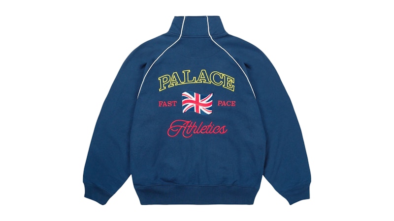 Palace Athletic Zip Funnel Navy