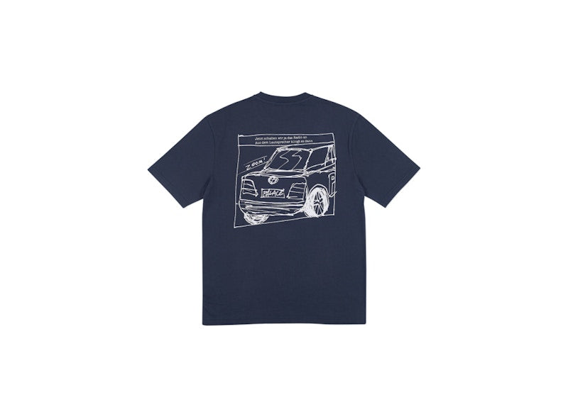 Palace Autobahn T-shirt Navy