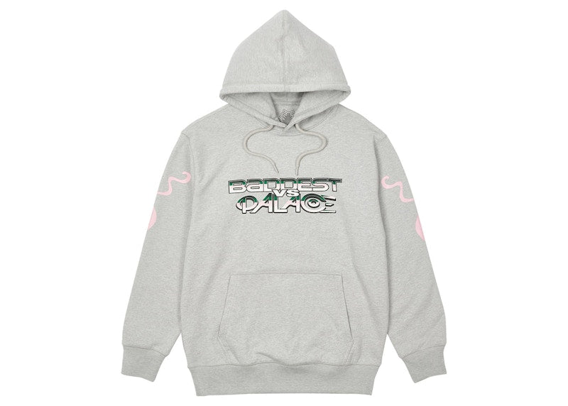 Palace Baddest Hood Grey Marl