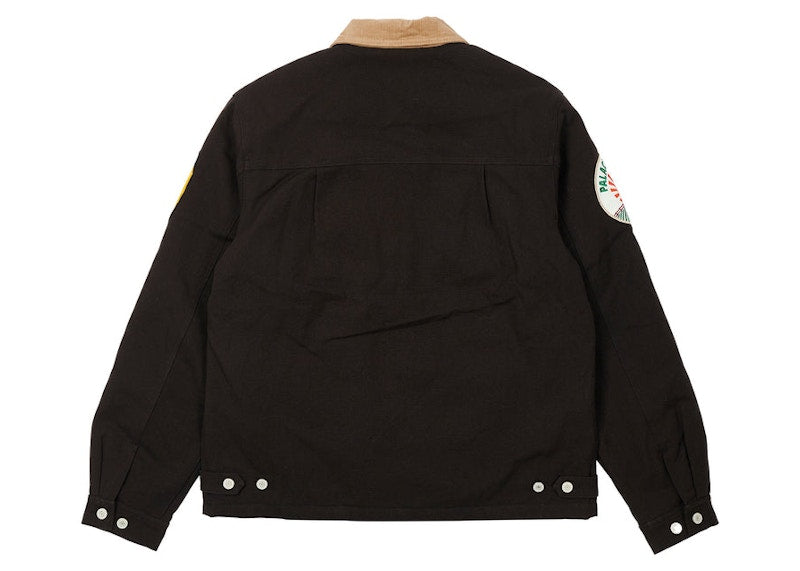 Palace Badge Work Jacket Black