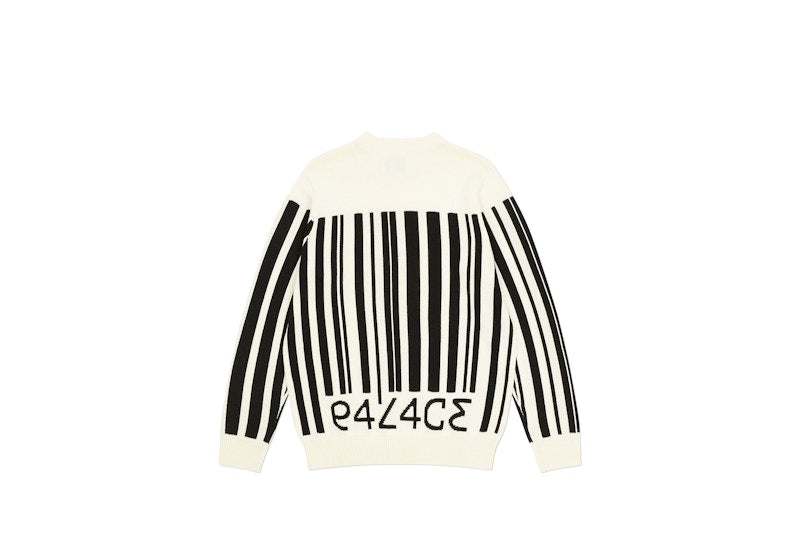 Palace Barcode Knit White