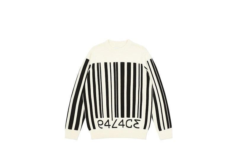 Palace Barcode Knit White