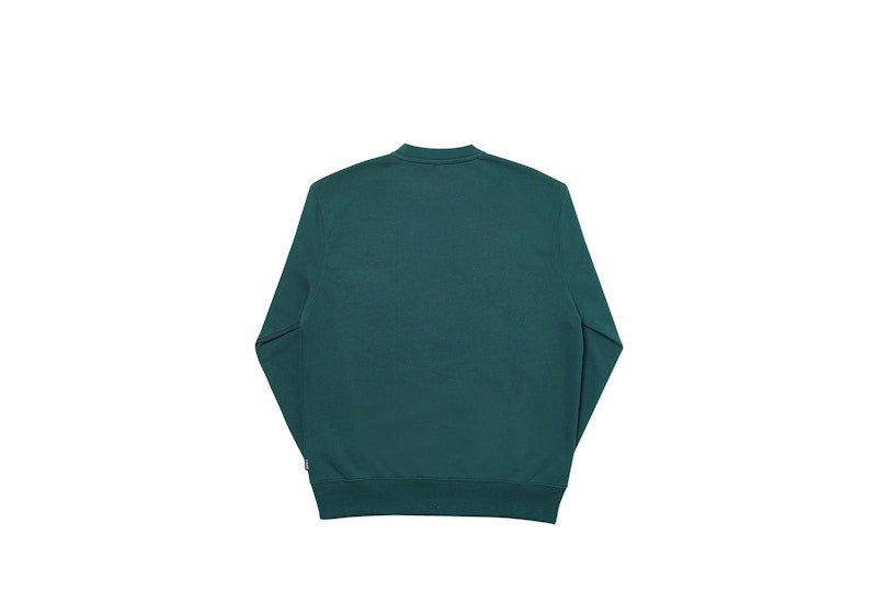 Palace Basically A Crew Dark Green