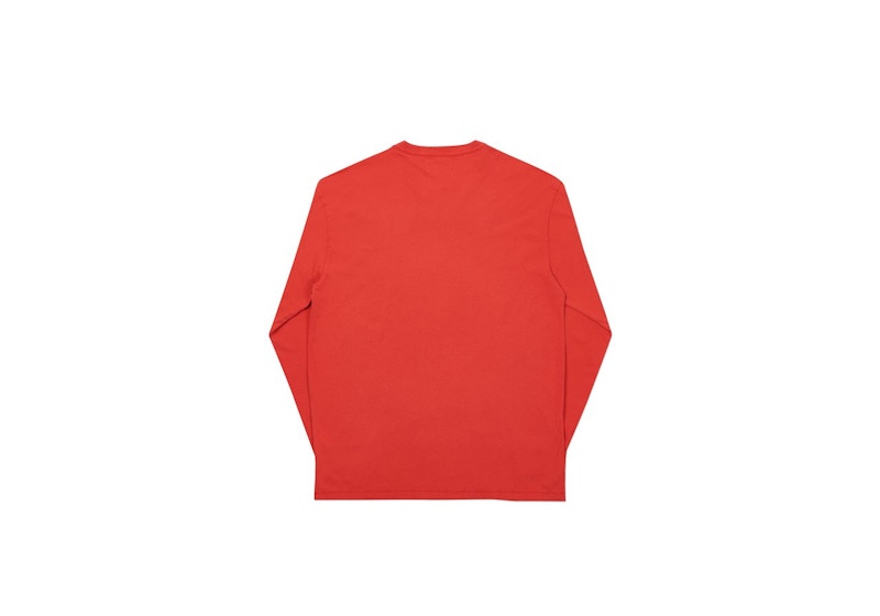 Palace Basically A Longsleeve Washed Red