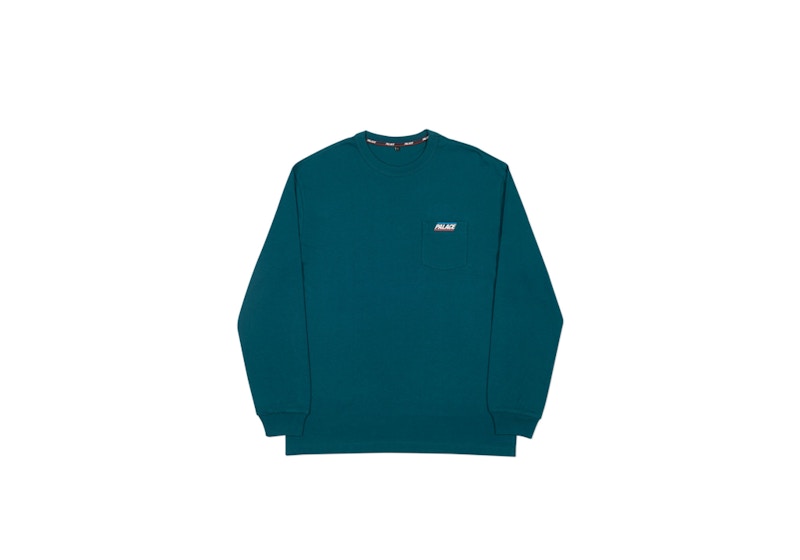 Palace Basically A Pocket Longsleeve Forest Green