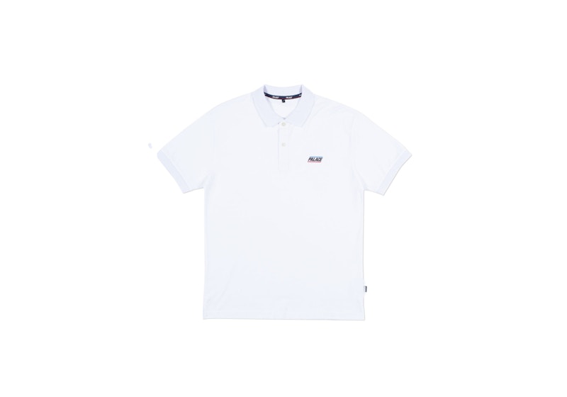 Palace Basically A Polo (SS18) White