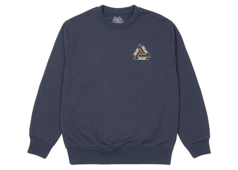 Palace Basically A Tri-Ferg Crew Navy