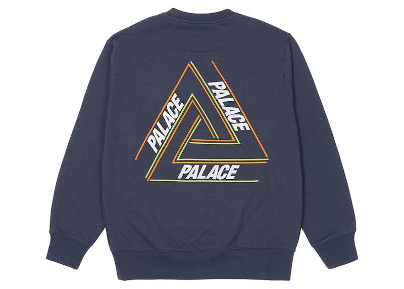 Palace Basically A Tri-Ferg Crew Navy