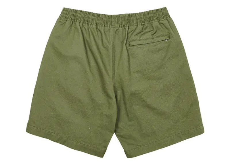 Palace Basically A Washed Cotton Short Olive
