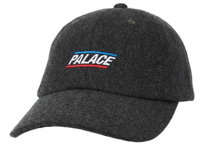 Palace Basically A Wool 6-Panel Grey