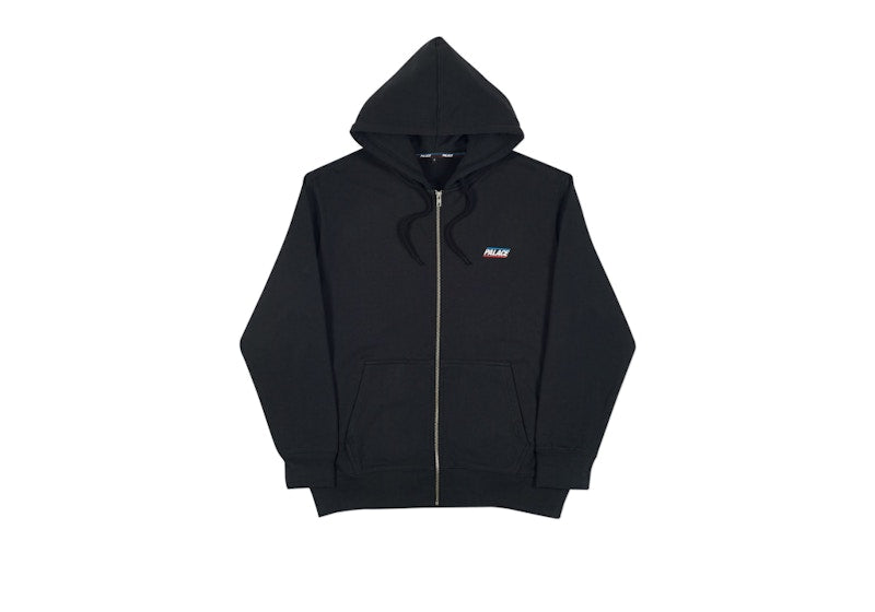 Palace Basically A Zip Hood (SS18) Black