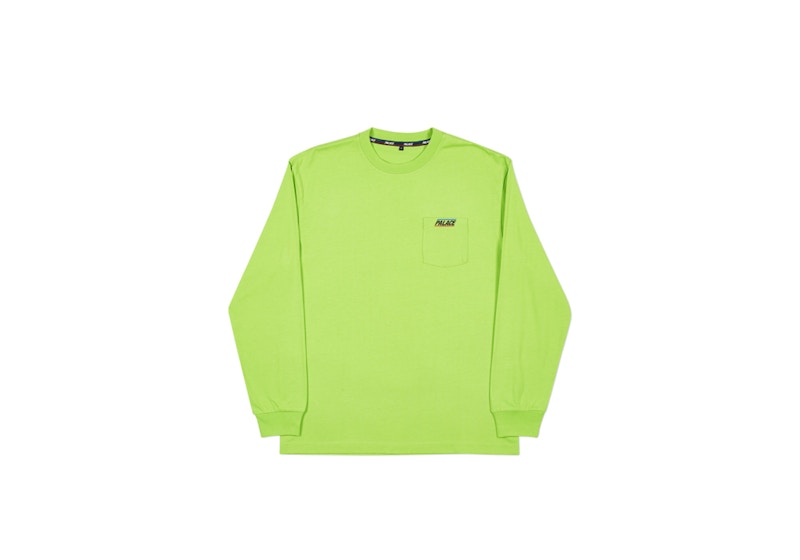 Palace Basically a Pocket Longsleeve Lime Green