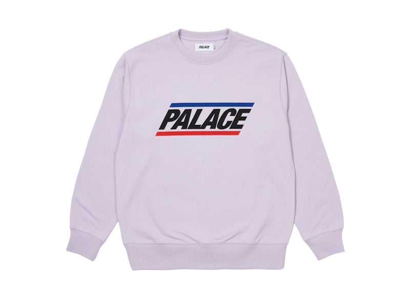 Palace Basics Logo Crew Lilac