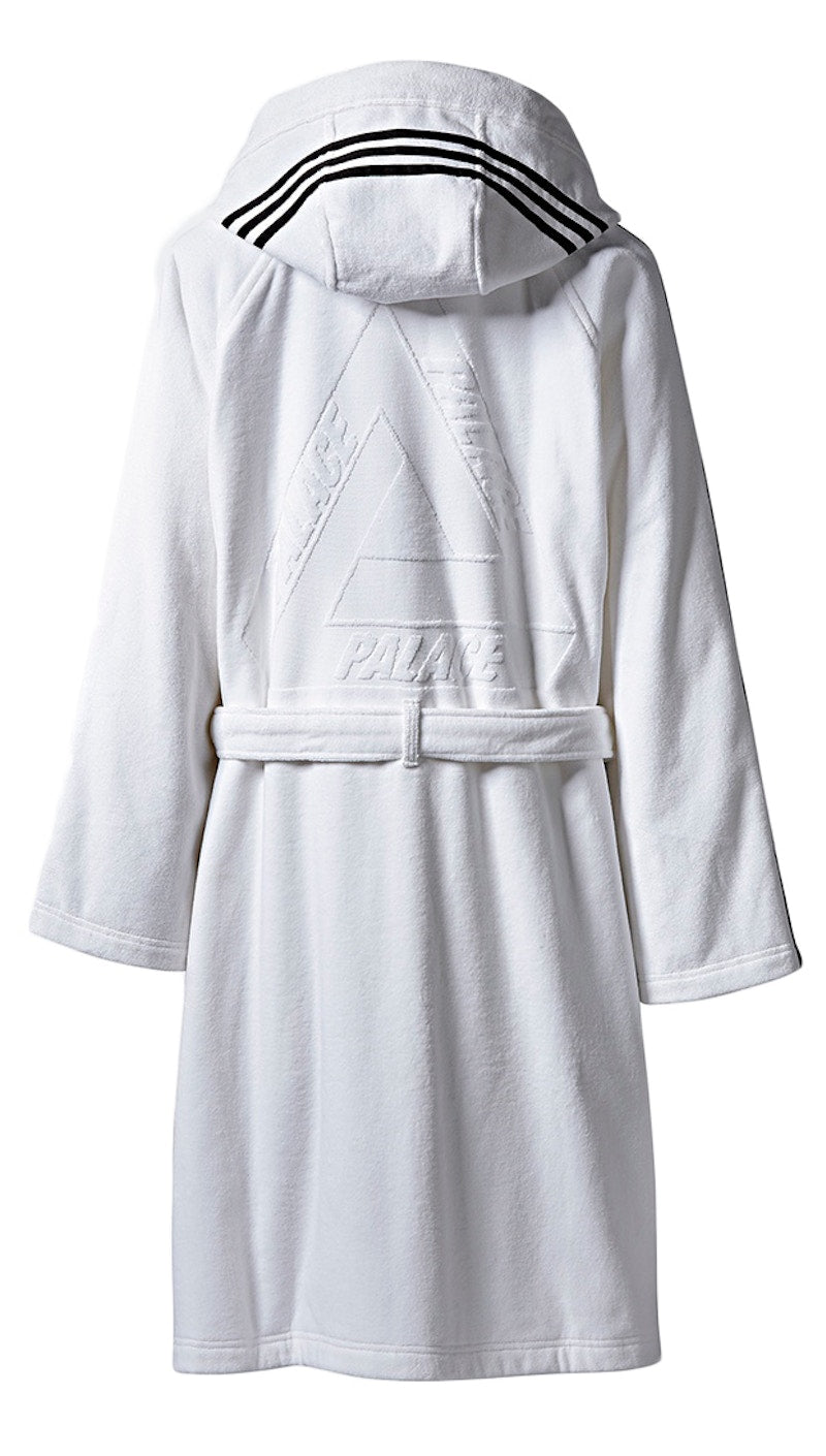 Palace Bathrobe Bathrobe White/Black