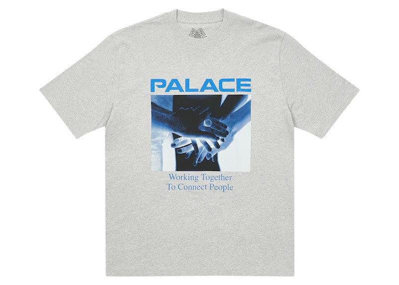 Palace Battery T-Shirt Grey Marl