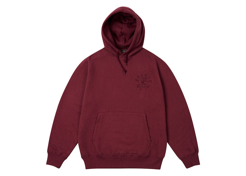 Palace x Beams Plus Graphic Hood Windsor Wine