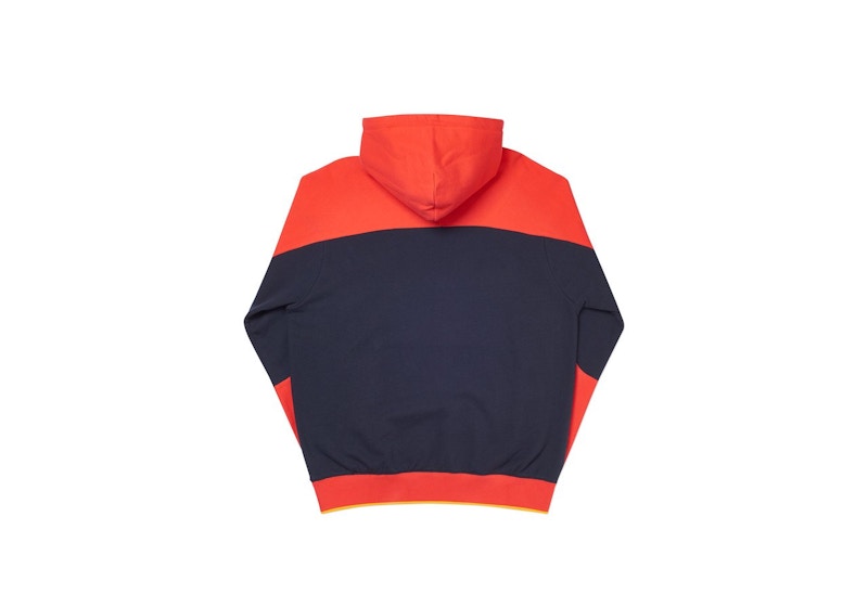 Palace Beef Tec Hoody Navy/Red