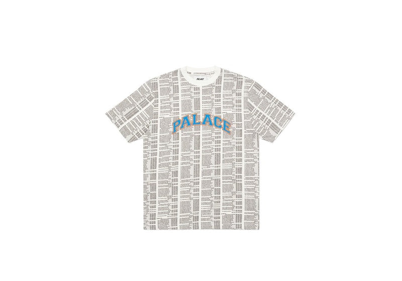 Palace Bell Man Allover T-shirt White