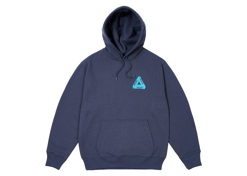 Palace Bit Grippy Tri-Ferg Hood Navy