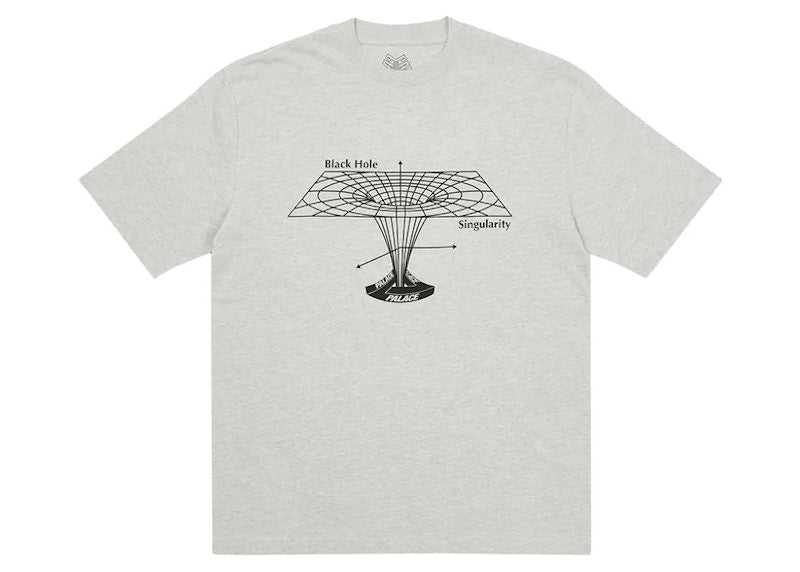 Palace Black Hole T-shirt Grey Marl