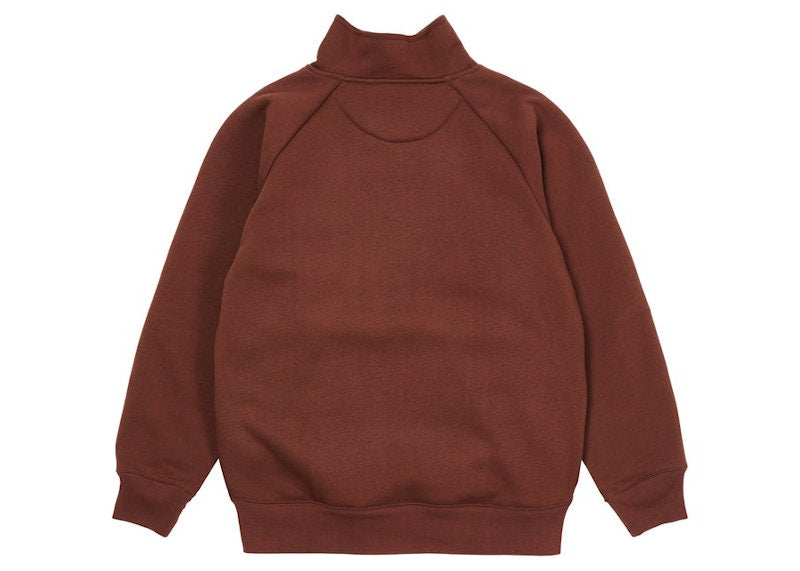Palace Bonded Fleece 1/4 Zip Brown