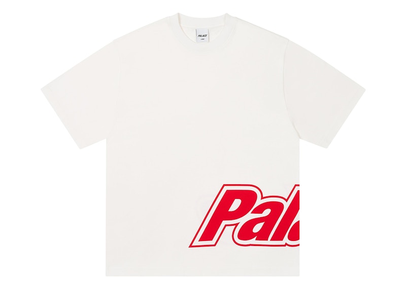 Palace Border Logo T-Shirt White