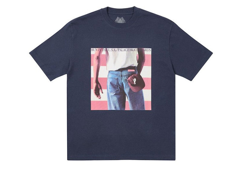 Palace Born To Bun T-shirt Navy