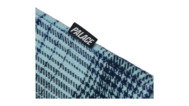 Palace Brushed Flannel Drop Shoulder Shirt Blue