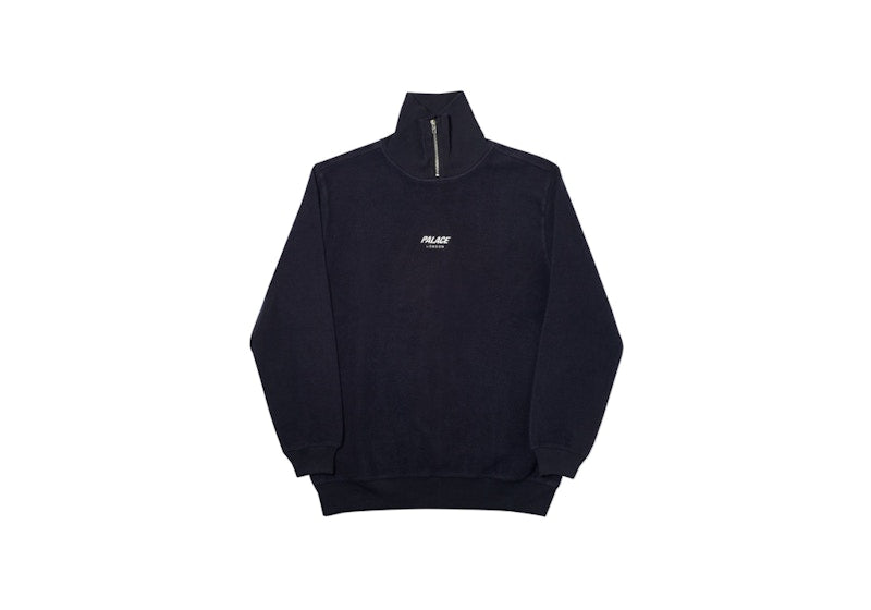Palace Brusher Zip Neck Black
