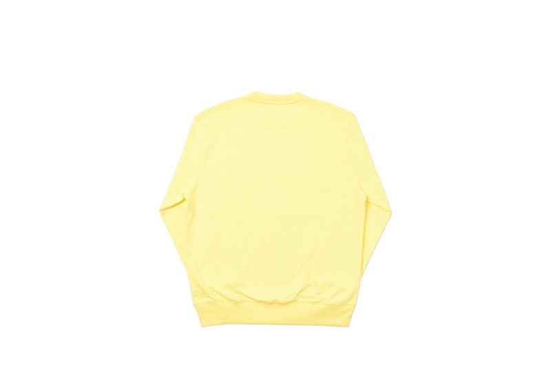 Palace Burb Crew Light Yellow