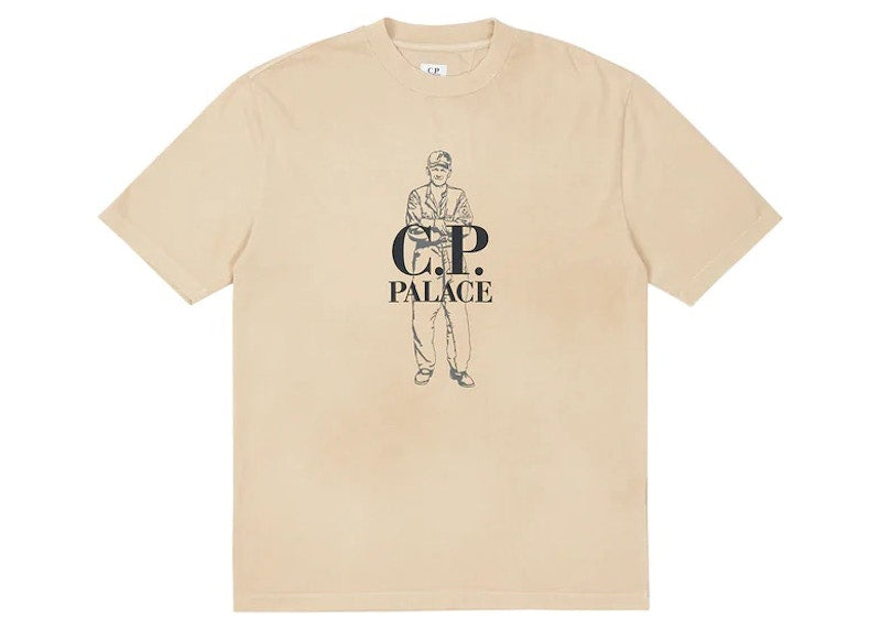 Palace C.P. Company Logo T-Shirt Stone
